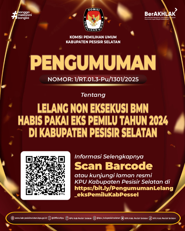 Pengumuman Lelang Non Eksekusi BMN