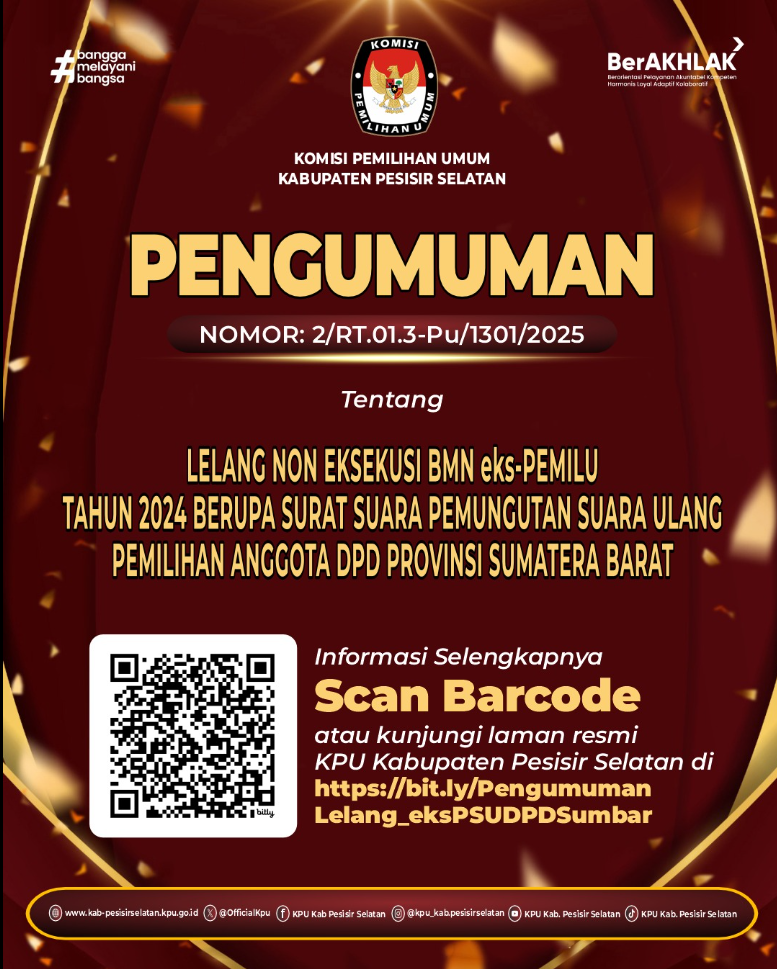 Pengumuman Lelang Non Eksekusi BMN