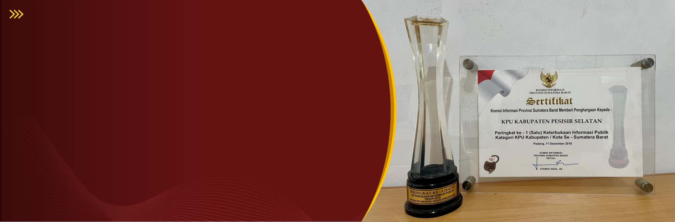 Anugerah Keterbukaan Informasi Publik Tahun 2018