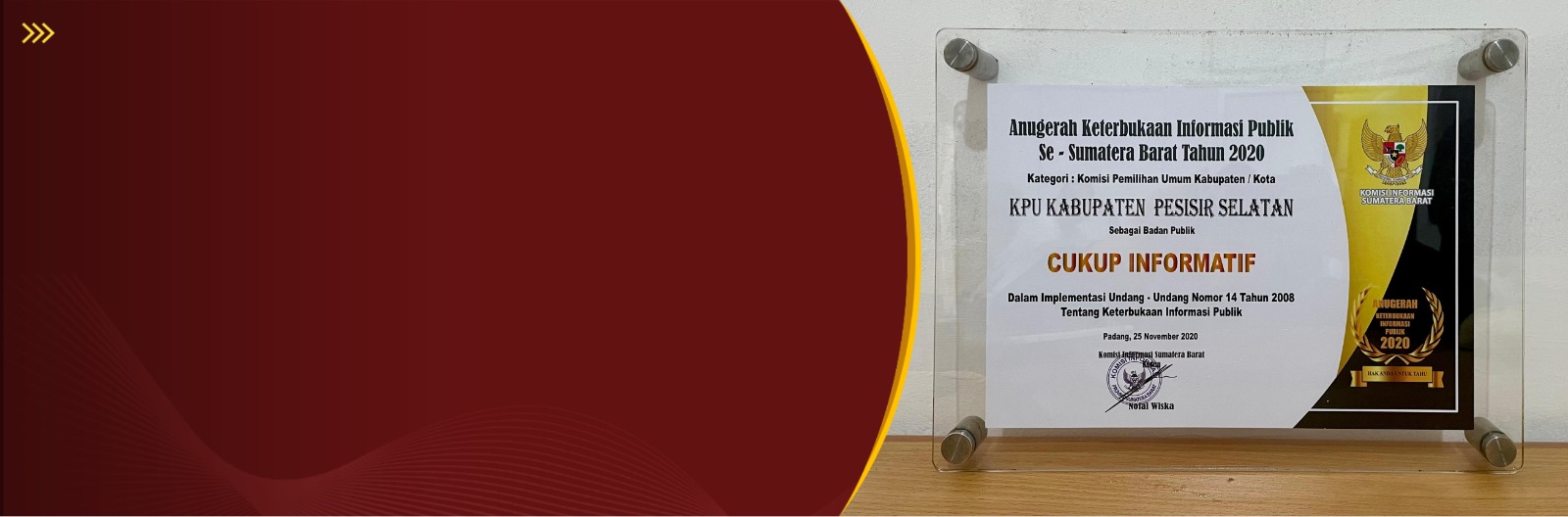 Anugerah Keterbukaan Informasi Publik Tahun 2020