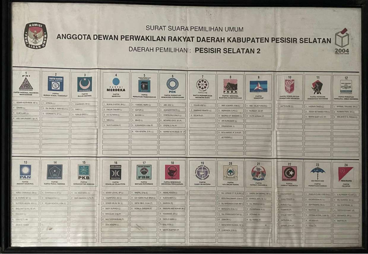 7. 2004_SURAT SUARA DPRD KABUPATEN PESISIR SELATAN 2