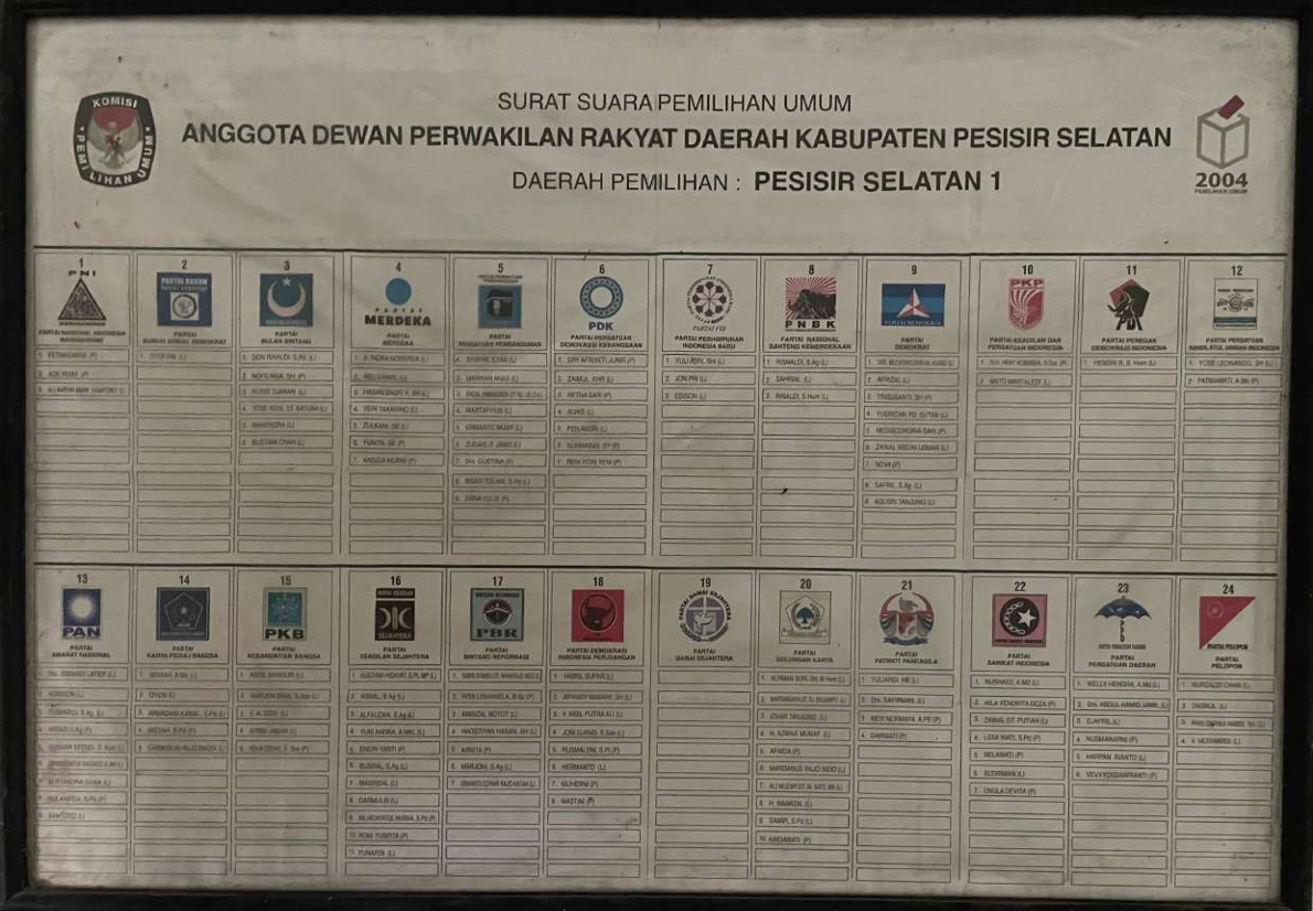 6. 2004_SURAT SUARA DPRD KABUPATEN PESISIR SELATAN 1