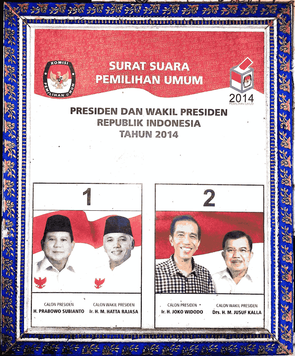 30. 2014_SURAT SUARA PRESIDEN DAN WAKIL PRESIDEN