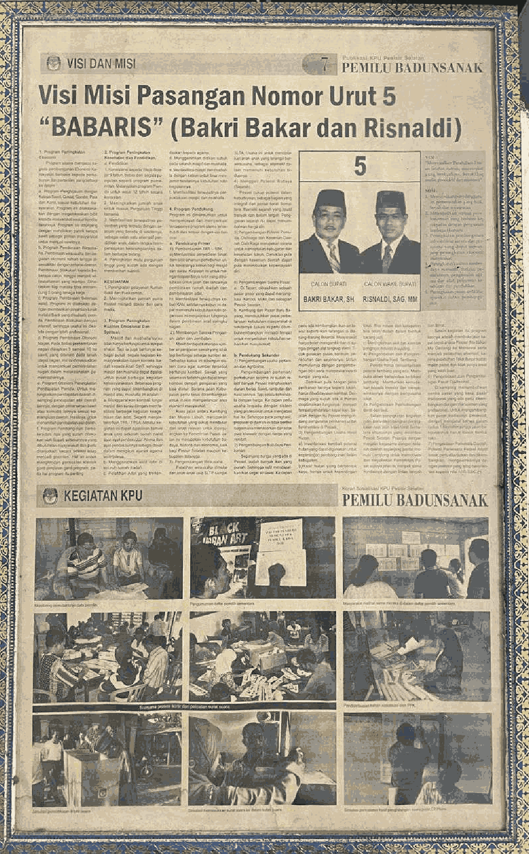 29. 2010_VISI MISI BUPATI DAN WAKIL BUPATI KABUPATEN PESISIR SELATAN NOMOR URUT 5
