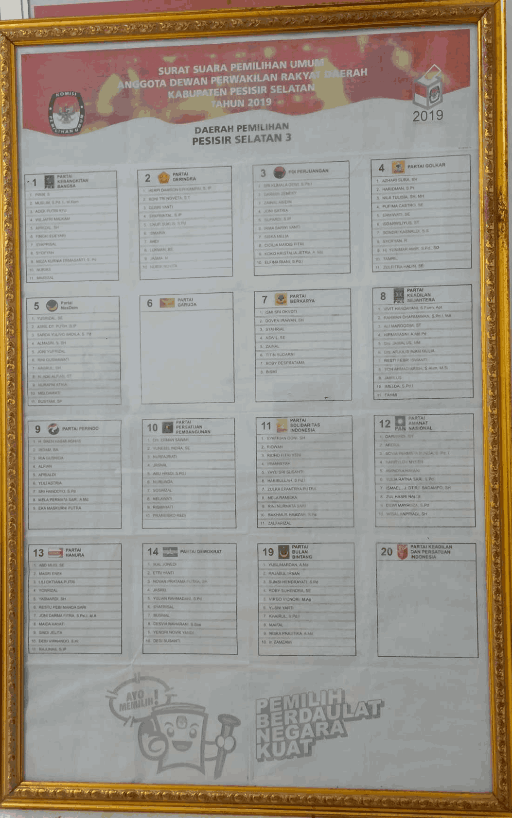51. 2019_SURAT SUARA DPRD KABUPATEN PESISIR SELATAN 3