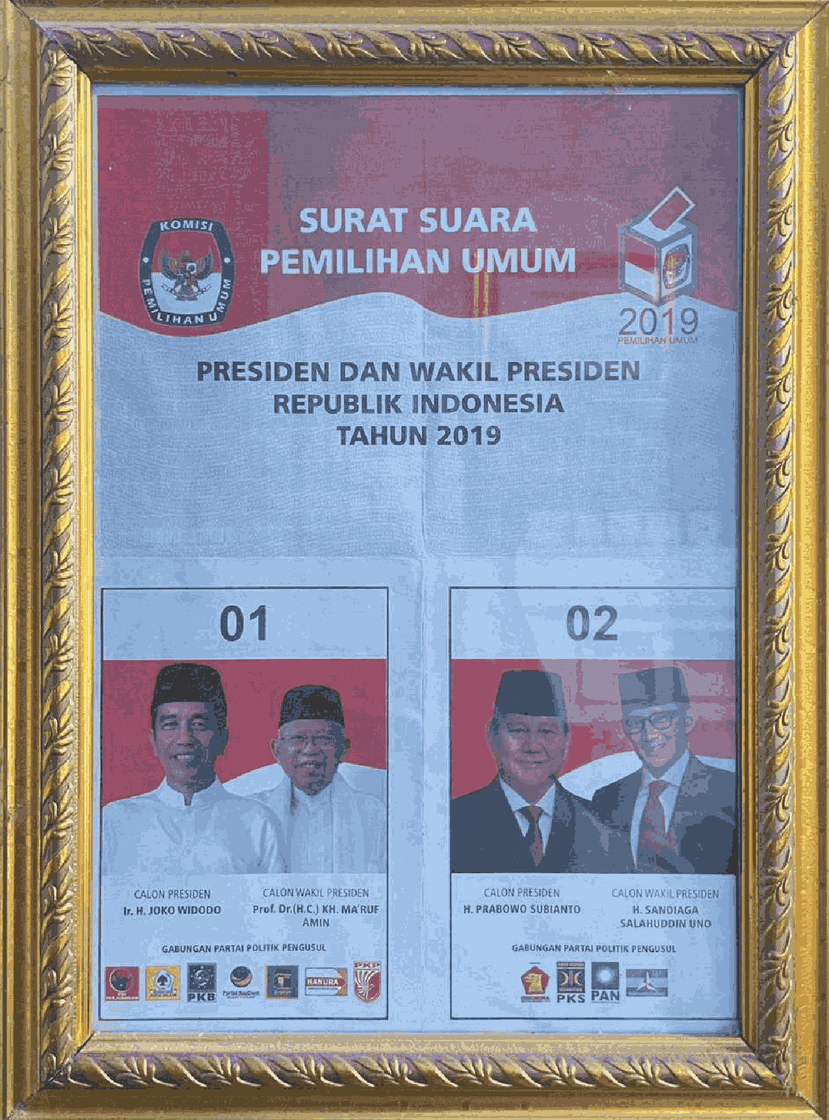 45. 2019_SURAT SUARA PRESIDEN DAN WAKIL PRESIDEN