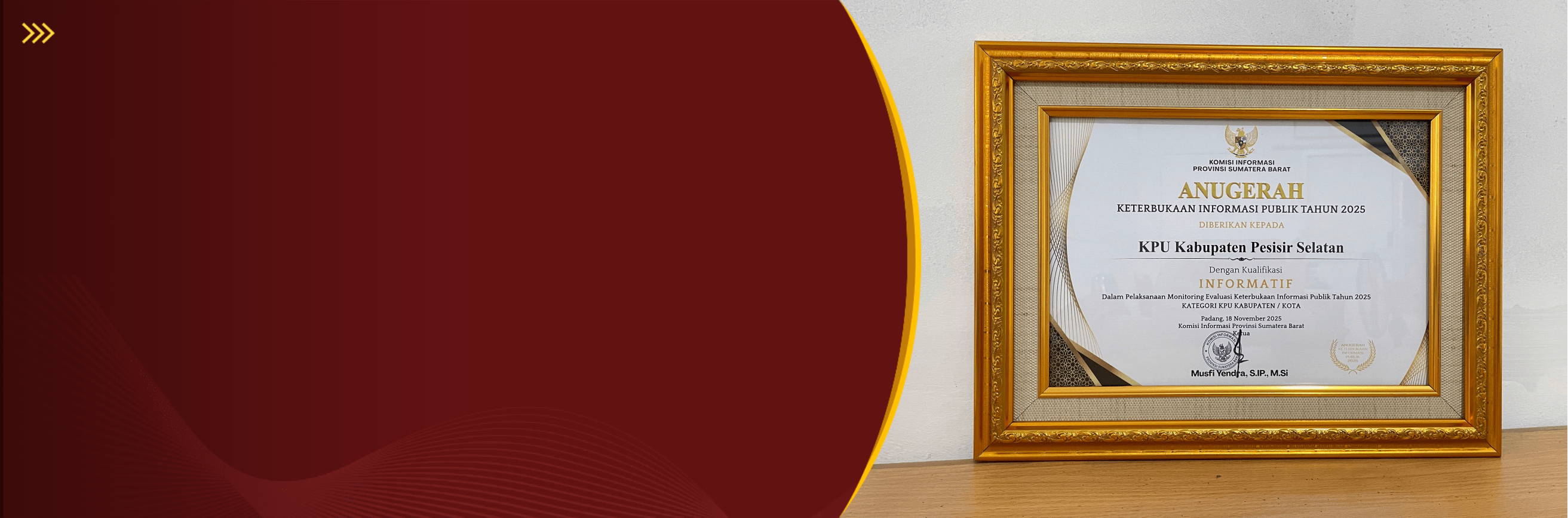 Anugerah Keterbukaan Informasi Publik Tahun 2025
